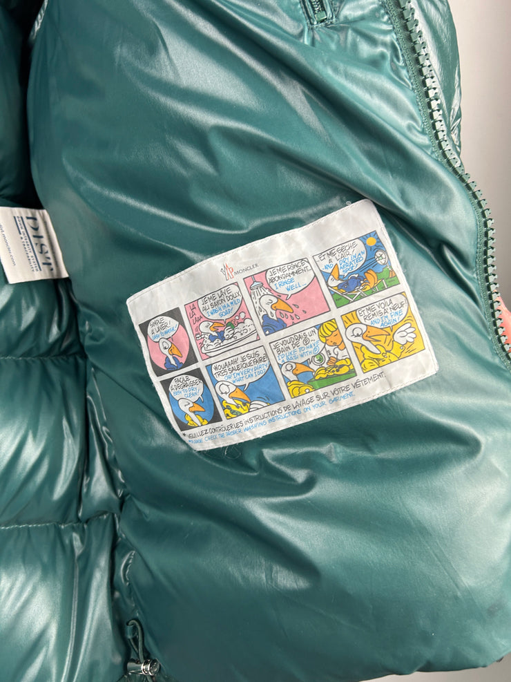 Moncler FW22 Maya 70th Anniversary Special Edition Forest Green Short Down Puffer Jacket