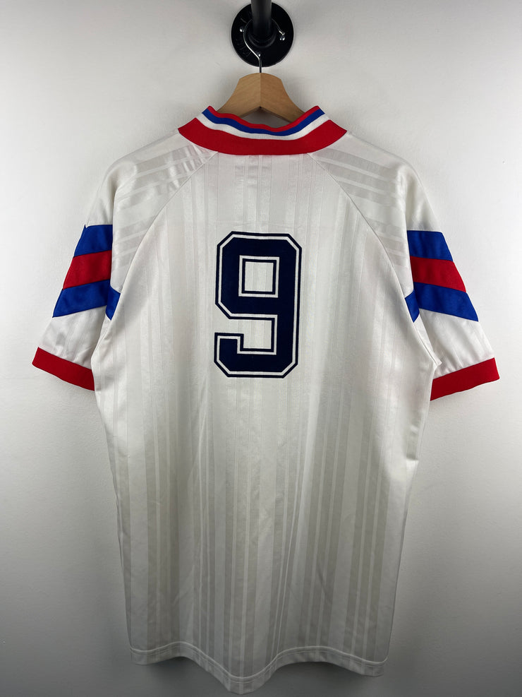 Vintage 90s Adidas Equipment White & Red Soccer Jersey