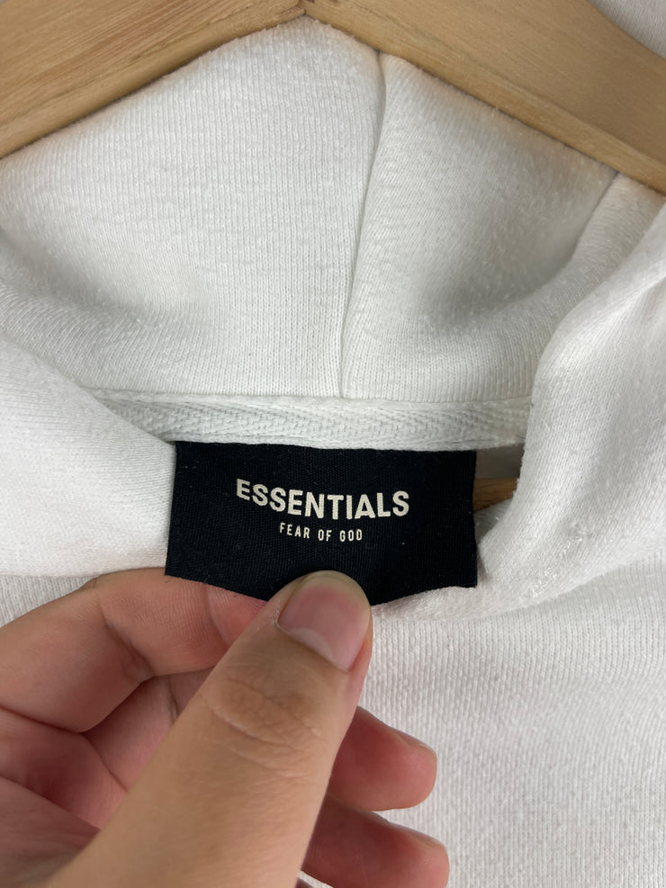Fear Of God Essentials Photo White Hoodie