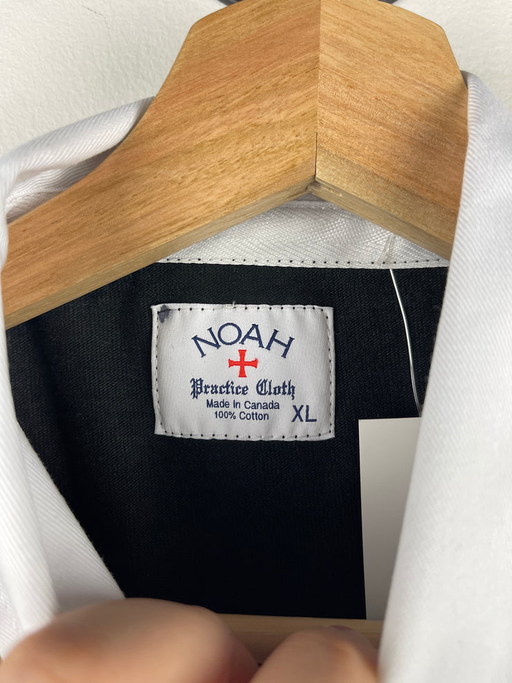Noah Striped Black Rugby Long Sleeve