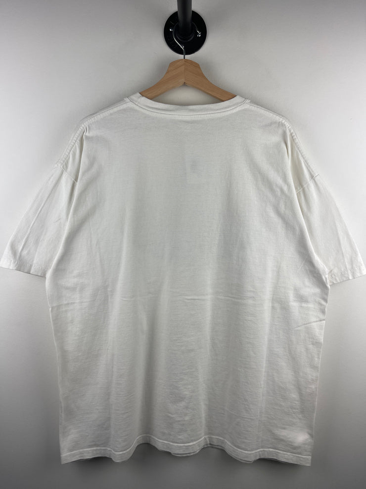 Vintage NFL Coors Light Beer New York Giants White Tee