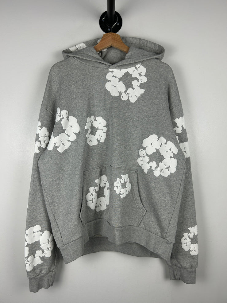 Denim Tears The Cotton Wreath Grey Hoodie