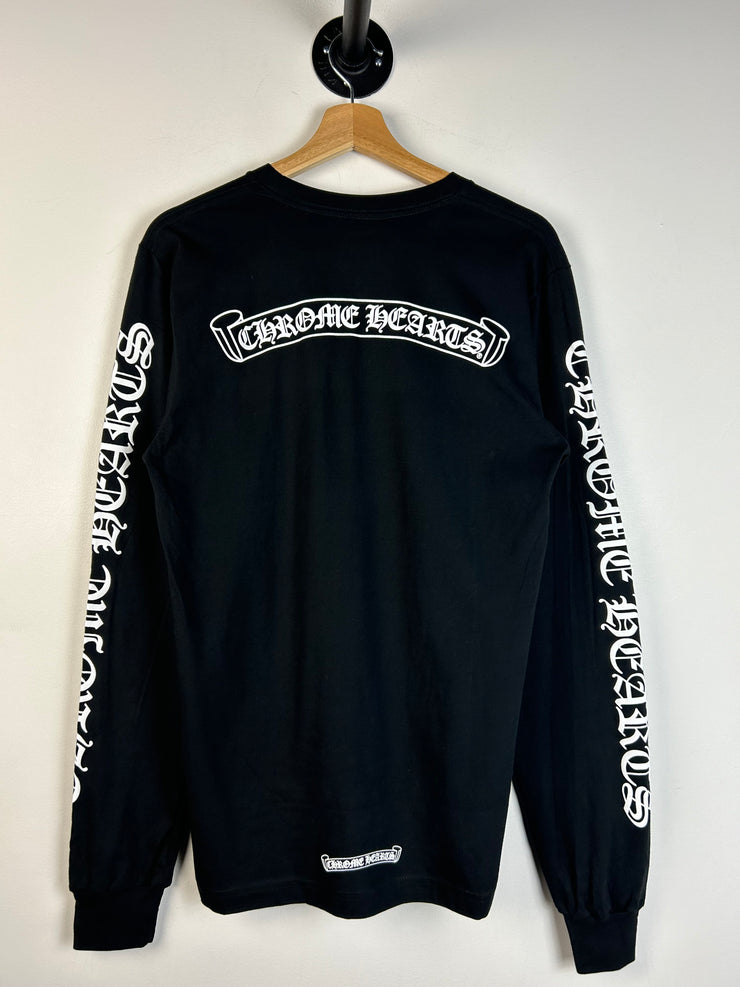 Chrome Hearts Scroll Black Long Sleeve