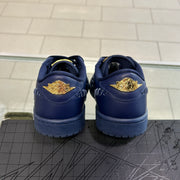 Jordan 1 Low Method Of Make Midnight Navy Metallic Gold