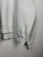 Vintage 90s Russell Athletic Blank White Crewneck