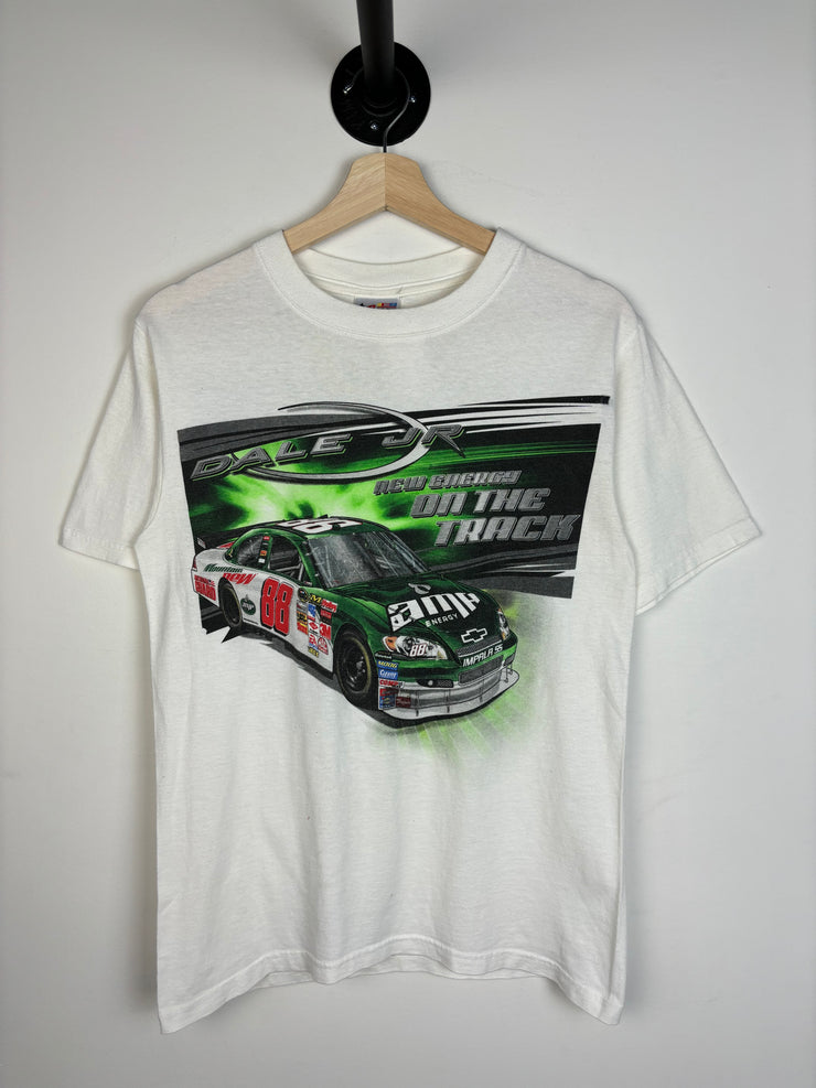 Vintage Nascar Dale Jr AMP White Tee