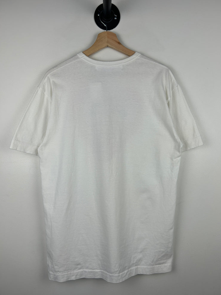 Comme Des Garcons Play Heart White Tee