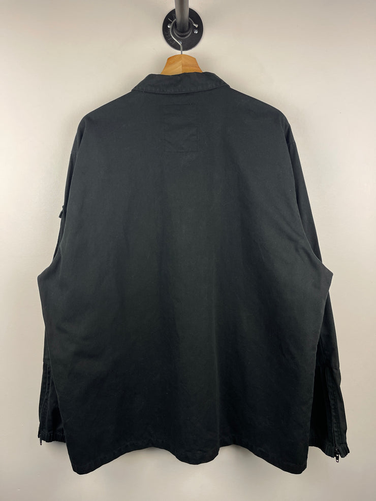 Supreme SS17 BDU Black Long Sleeve Zip Up Shirt