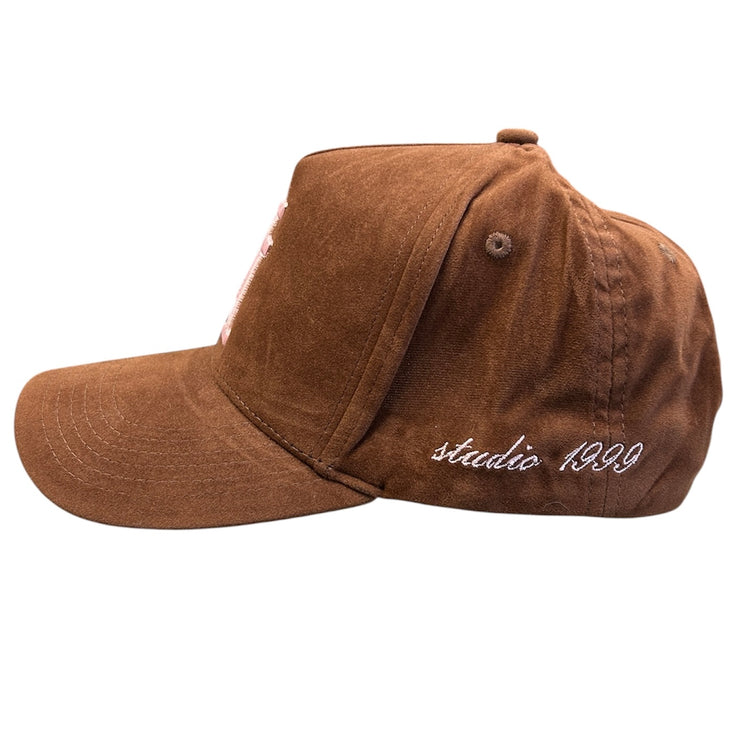 Studio 1999 LA Brown Suede Snapback Hat