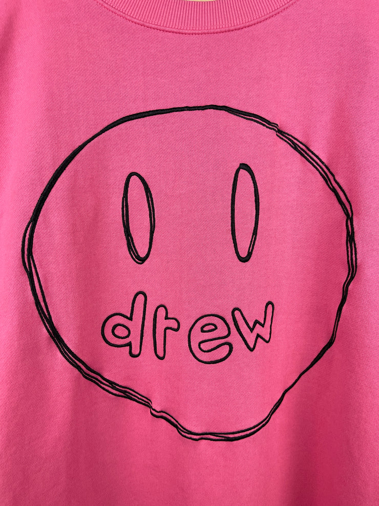 Drew House SS22 Sketch Mascot Hot Pink Crewneck
