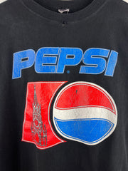 Vintage 80s Pepsi Russian Next Generation Black Tee