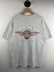Vintage 90s Harley Davidson Eagle Ohio Grey Pocket Tee