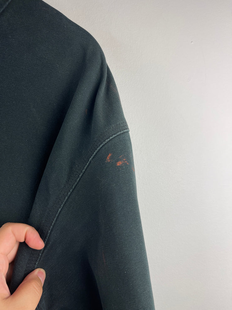 Vintage Carhartt Active Black Hooded Jacket J131 BLK