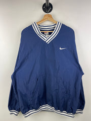 Vintage 90s Nike Swoosh Navy Pullover Windbreaker