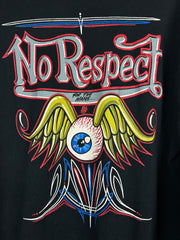 Vintage Motor Cult No Respect Barb Wire Black Long Sleeve