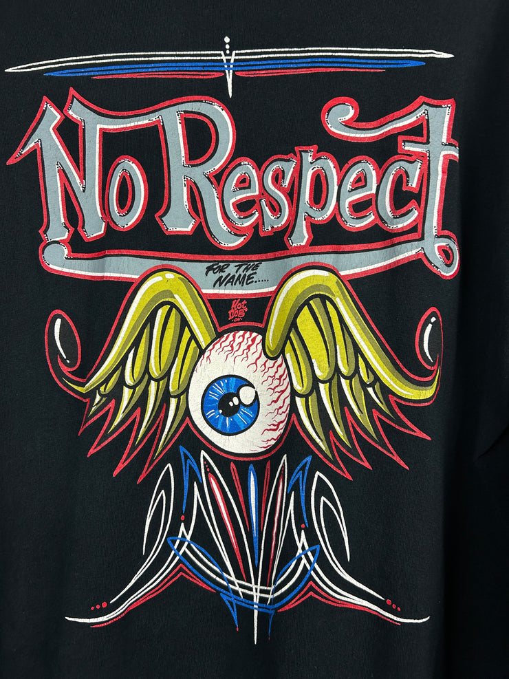 Vintage Motor Cult No Respect Barb Wire Black Long Sleeve