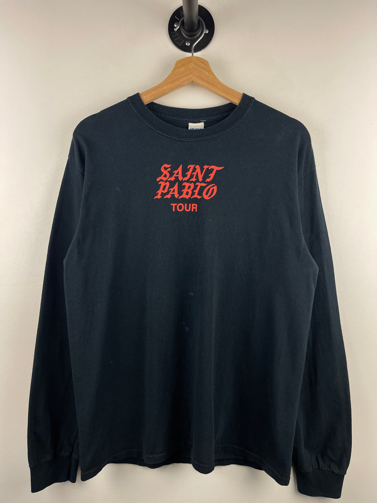 Kanye West Saint Pablo Tour Black Long Sleeve