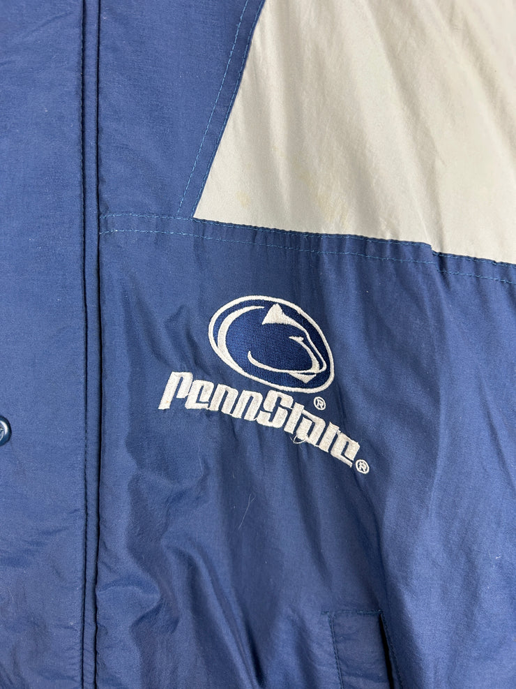 Vintage 90s Chalk Line Penn State Nittany Lions Navy & Grey Hooded Jacket
