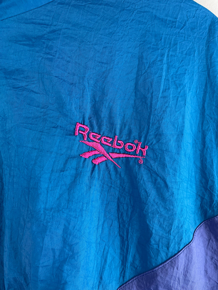 Vintage 90s Reebok Blue & Purple Windbreaker