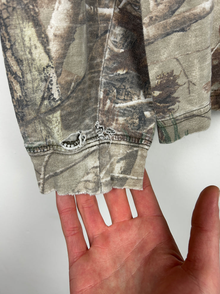 Vintage 90s Gander Mountain Real Tree Camo Long Sleeve