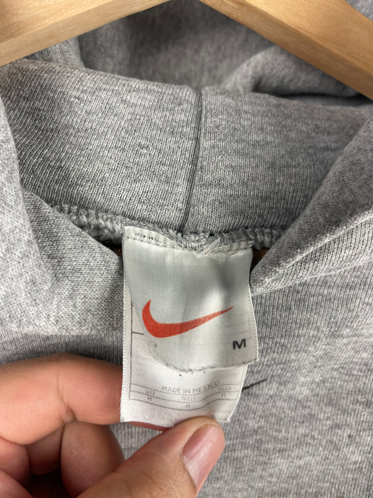 Vintage 90s Nike Middle Swoosh Grey Hoodie