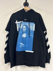 Off White Mona Lisa Arrow Black Tshirt Hoodie