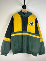 Vintage 90's Logo Athletics Green Bay Packers Green Jacket