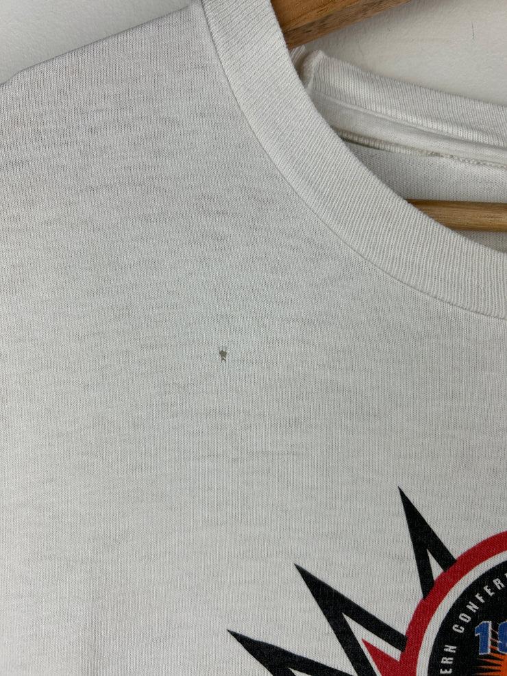 Vintage 90s NHL Detroit Red Wings Champions White Tee