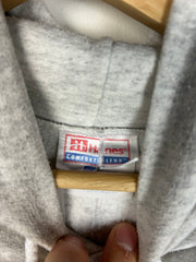 Vintage 90's Hanes Heavyweight Blank Grey Hoodie