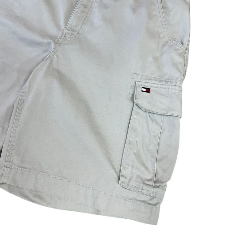 Vintage Tommy Hilfiger Beige Cargo Shorts
