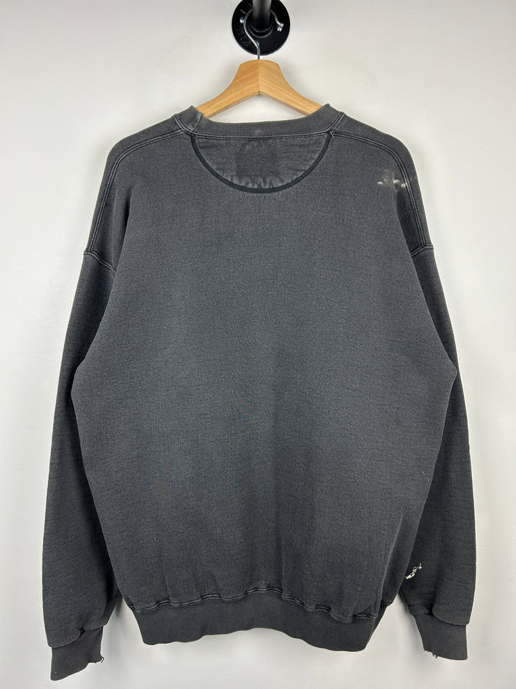 Vintage 90s Hard Rock Café New York Faded Black Crewneck