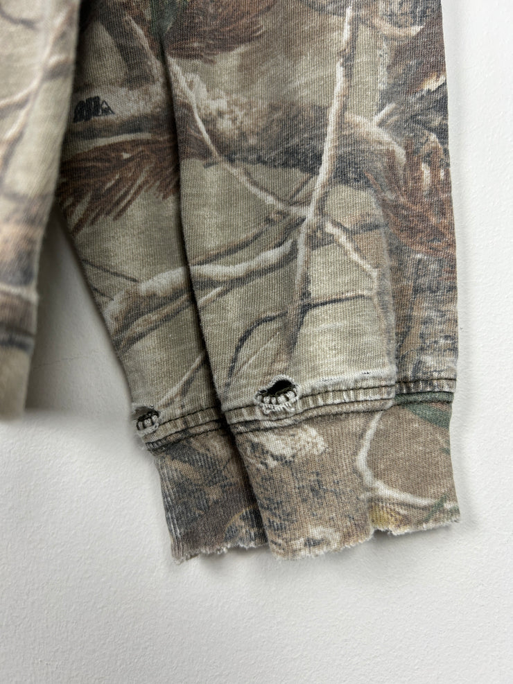 Vintage 90s Gander Mountain Real Tree Camo Long Sleeve