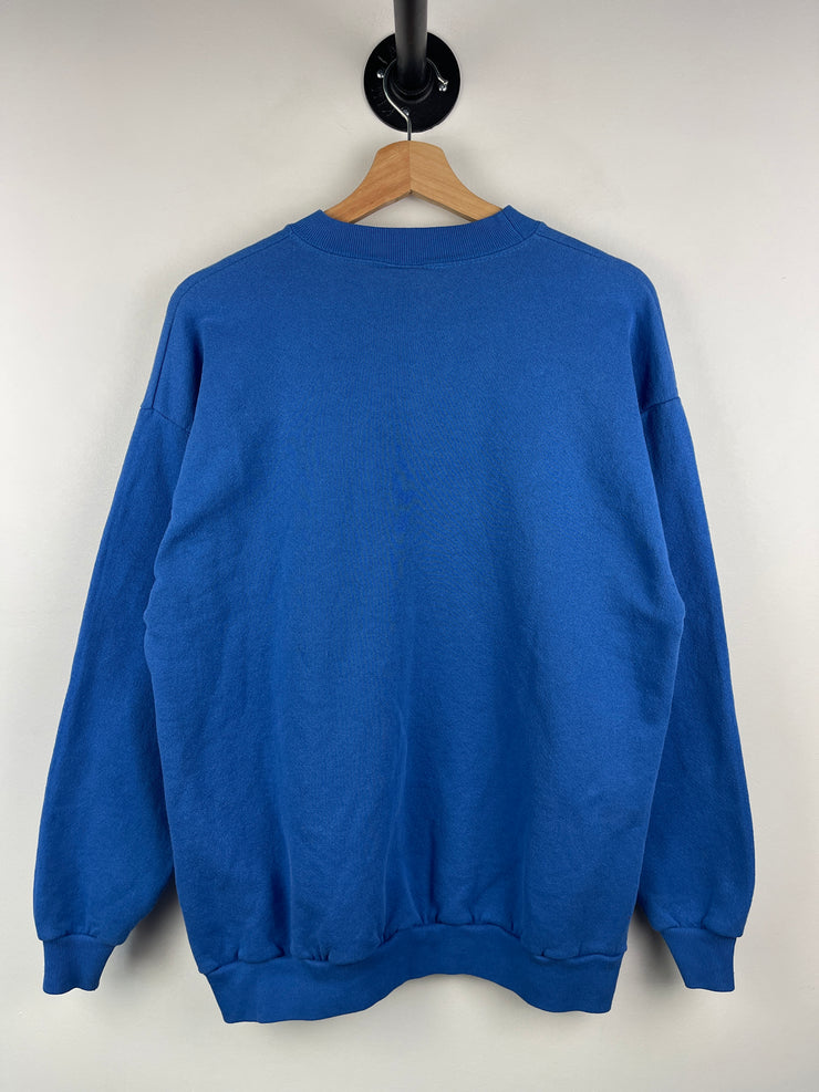 Vintage 90s Disney Mickey Unlimited Mickey & Minnie Mouse Blue Crewneck