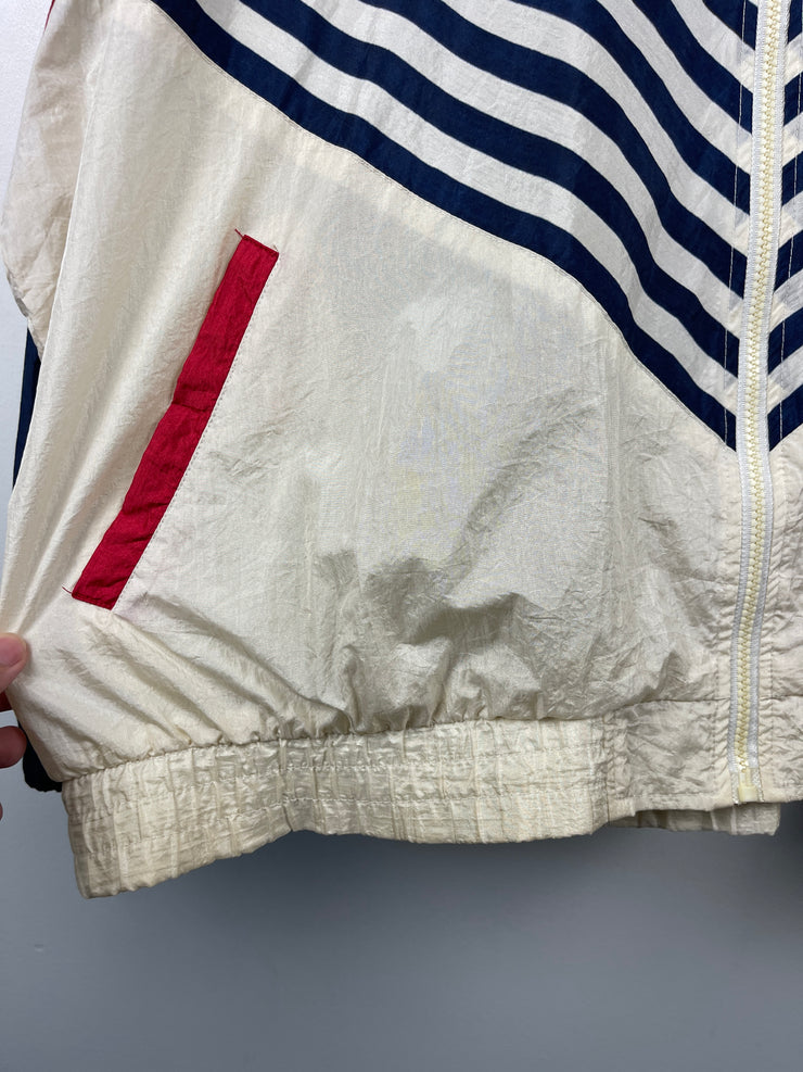 Vintage 90s USA Olympics White Windbreaker