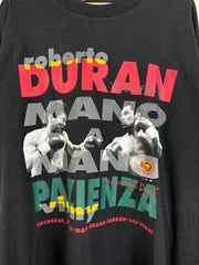 Vintage 90's Boxing Duran VS Pazienza Black Tee