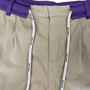 Palm Angels Angels Beige & Purple Track Pants