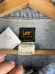 Vintage 90s Lee Riders Faded Light Wash Blue Denim Jacket