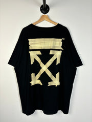 Off White Tape Arrows Black Tee