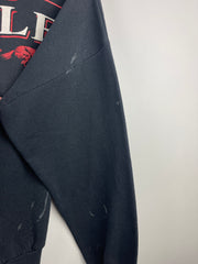 Vintage 90s Red Wolf Beer Follow Your Instincts Black Crewneck