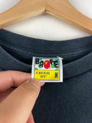 Bape Spellout Pink Camo Box Black Tee