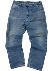 Vintage Dickies Blanket Lined Light Wash Blue Denim Jeans