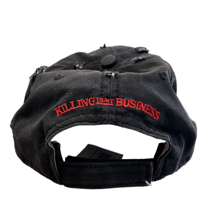 Vintage Y2K Megadeth Distressed Black Strapback Hat