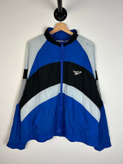 Vintage 90's Reebok Blue & Grey Windbreaker