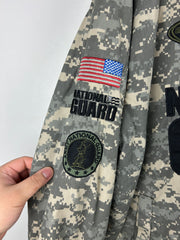 Vintage Nascar Chase Dale Jr National Guard Digital Camo Racing Jacket