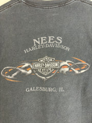 Vintage Harley Davidson Galesburg Black Tee