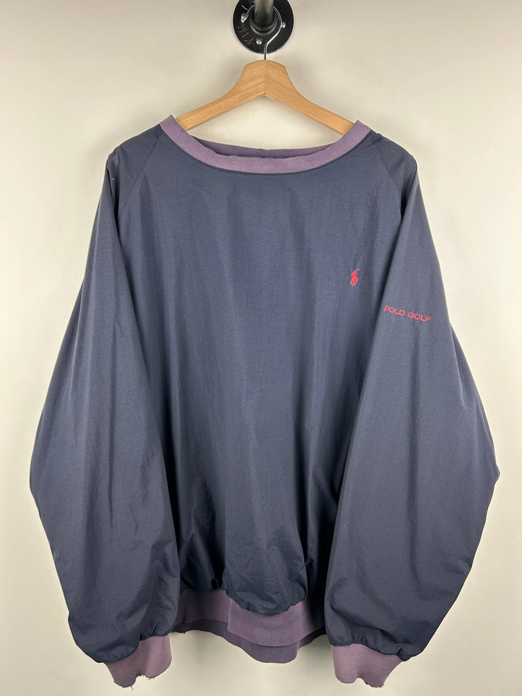 Vintage 90s Polo Ralph Lauren Golf Navy Pullover Windbreaker