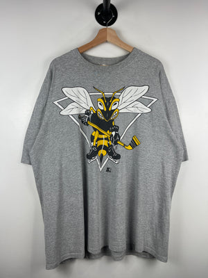 Vintage 90s OHL Starter Sarnia Sting Grey Tee