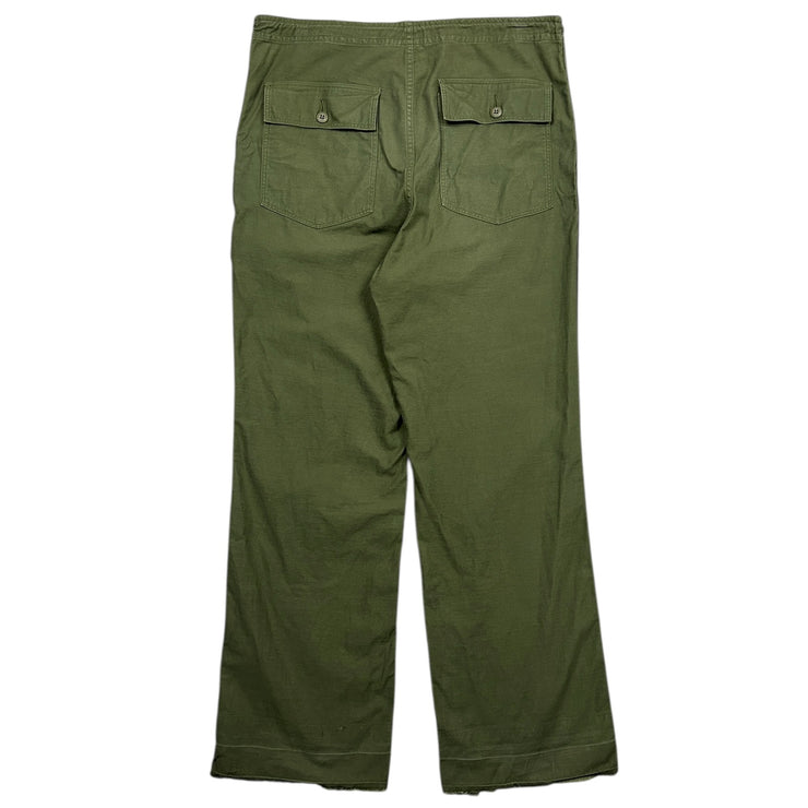 Needles String Fatigue Olive Green Pants
