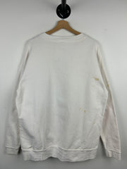 Vintage 90s Wildlife Lion Tiger Cheetah White Crewneck