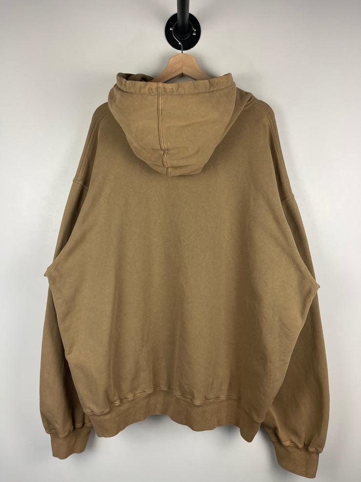 Supreme SS23 Overdyed S Logo Natural Hoodie